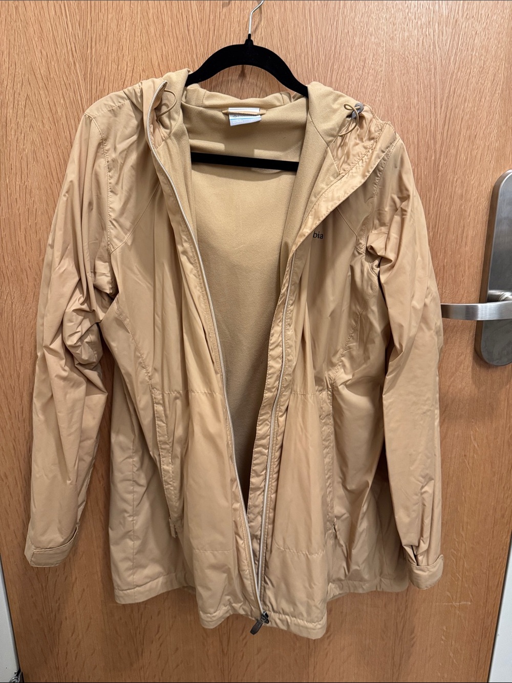Columbia Light Tan Women's Hooded Jacket